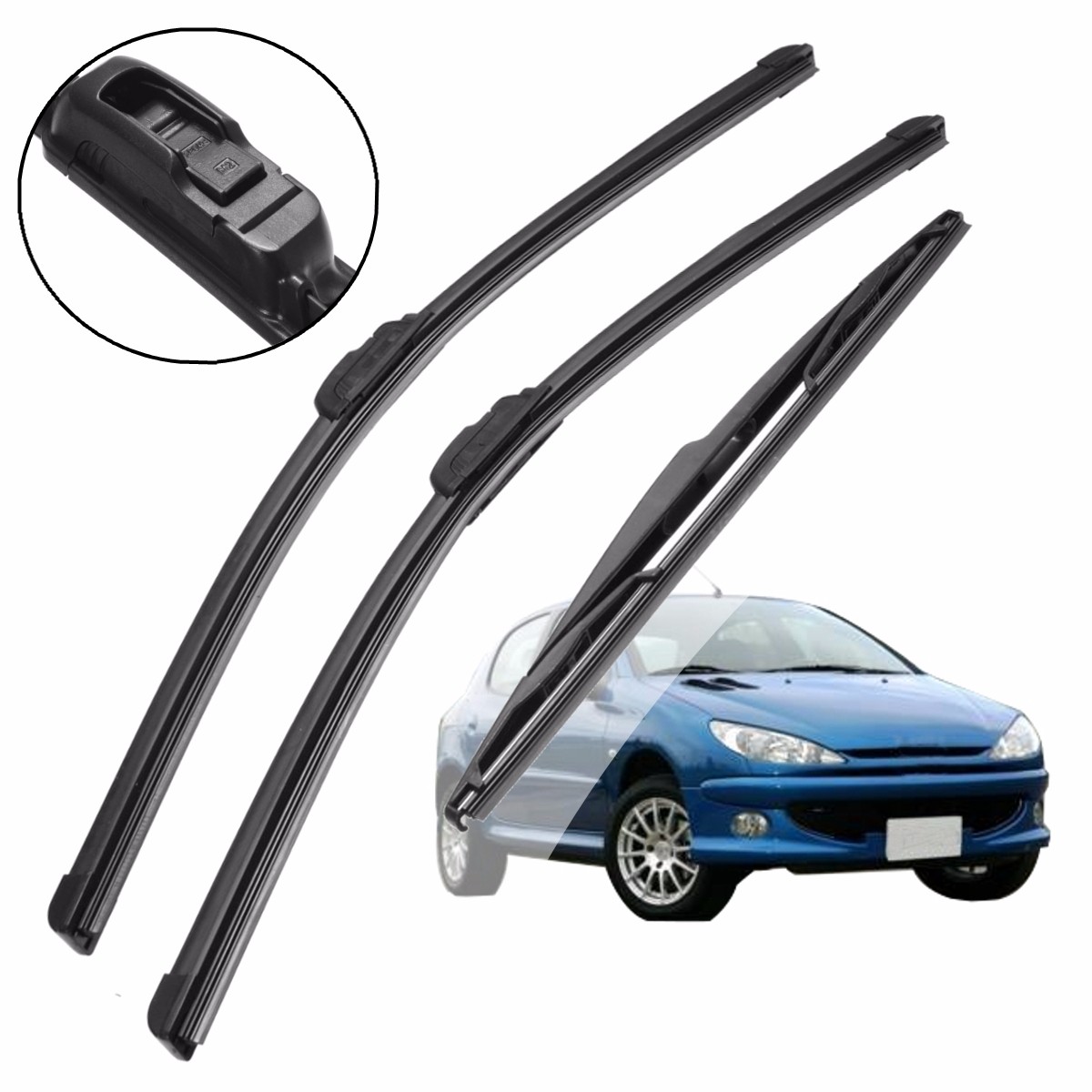 3Pcs-Front-And-Rear-Side-Windscreen-Window-Wiper-Blades-For-Peugeot-206-98-10-1710927