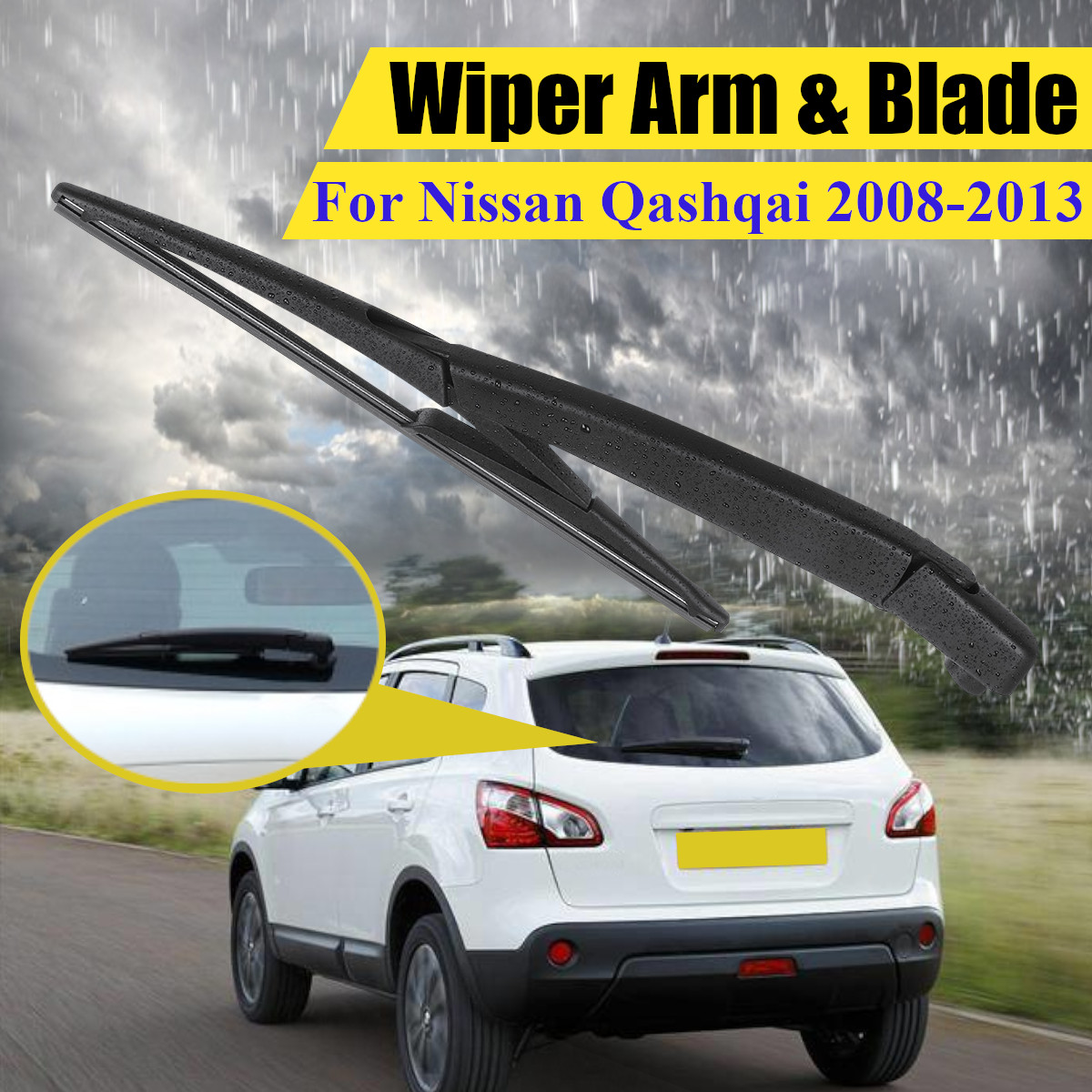 Car-Rear-Window-Windshield-Wiper-ArmBlade-for-Nissan-Qashqai-2008-2013-1465727