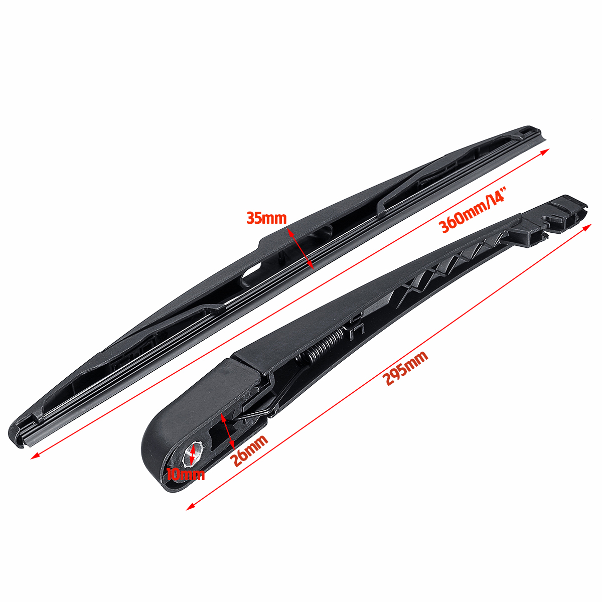Rear-Window-Wiper-Arm-with-Blade-For-Peugeot-307-Hatchback-2001-2008-1586654