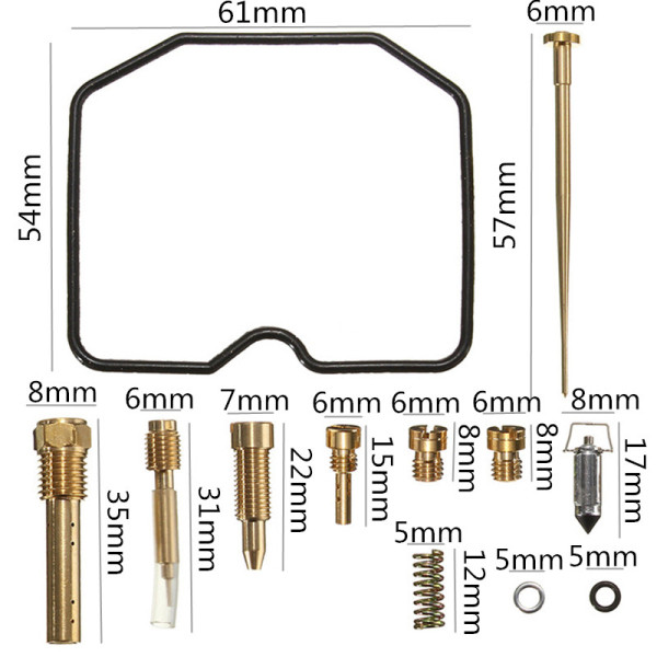 Motorcycle-Carburetor-Carb-Rebuild-Kit-Repair-For-Kawasaki-Prairie-360-KVF360-2003-2007-1105944