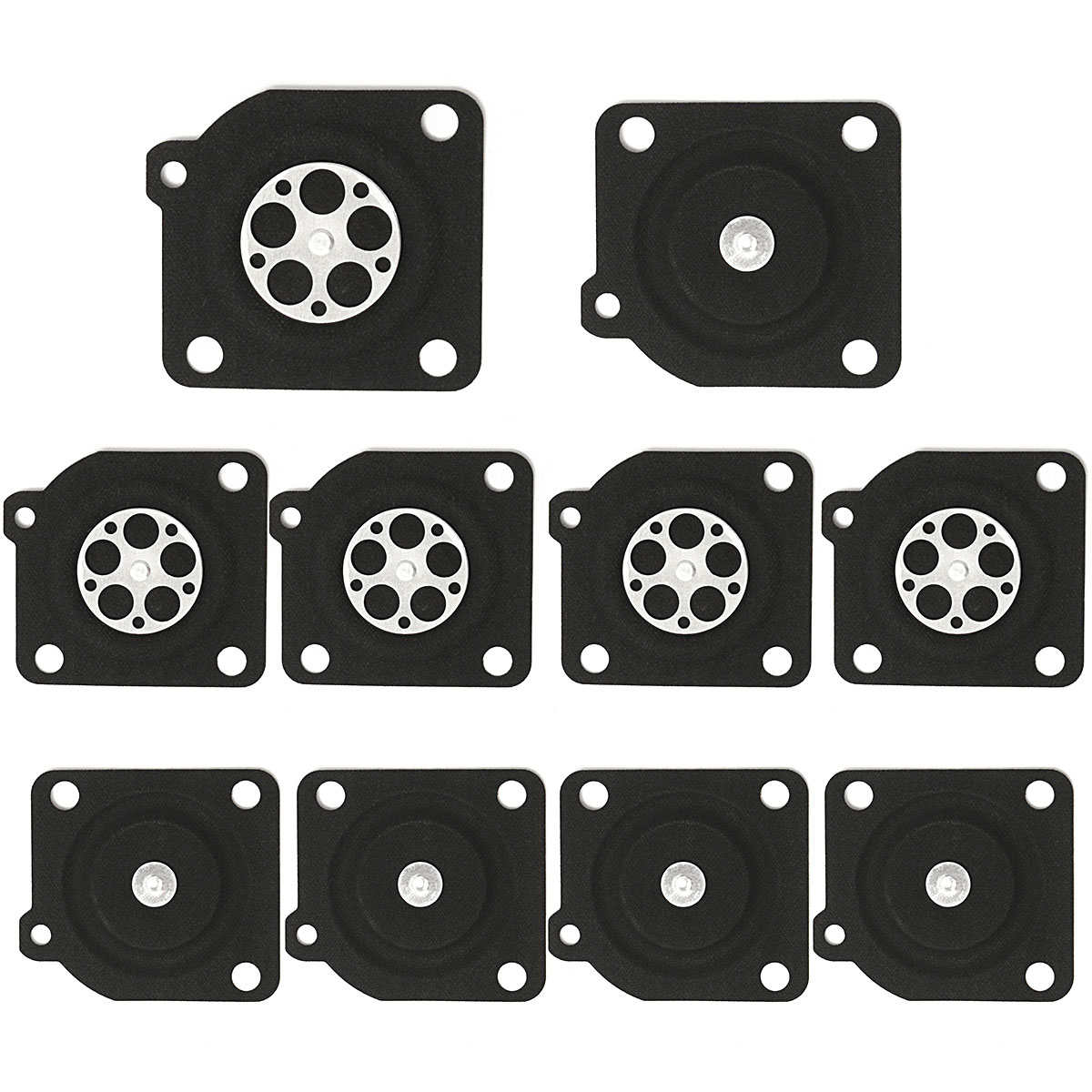 10pcs-Carburetor-Gasket-Metering-Diaphragm-Rebuilt-Kit-For-ZAMA-C1U-A015010-1062797
