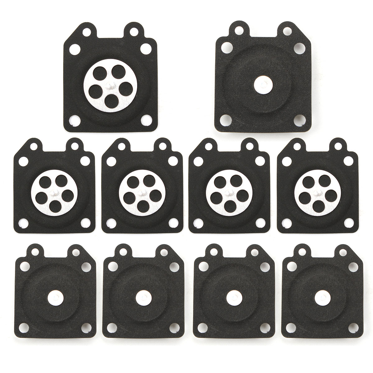 10pcs-Carburetor-Gaskets-Metering-Diaphragm-Assembly-For-Walbro-95-526-1062965