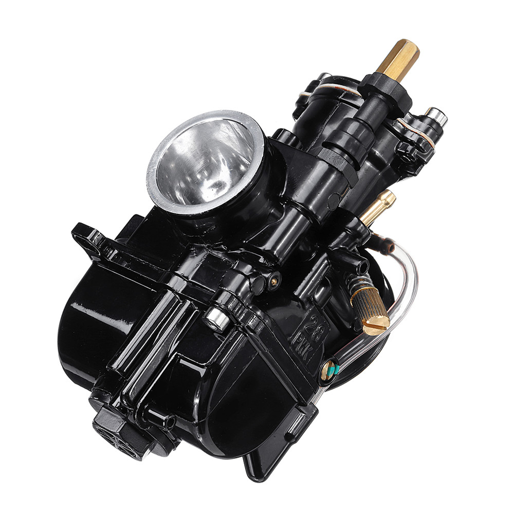28mm-Motorcycle-Titanium-Flat-Slide-Carburetor-For-Keihin-Carb-PWK-Mikuni-Power-Jet-Kit-Fab-1363016