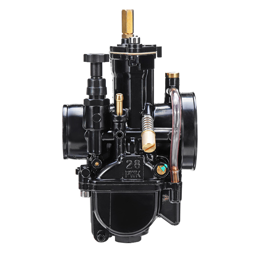 28mm-Motorcycle-Titanium-Flat-Slide-Carburetor-For-Keihin-Carb-PWK-Mikuni-Power-Jet-Kit-Fab-1363016