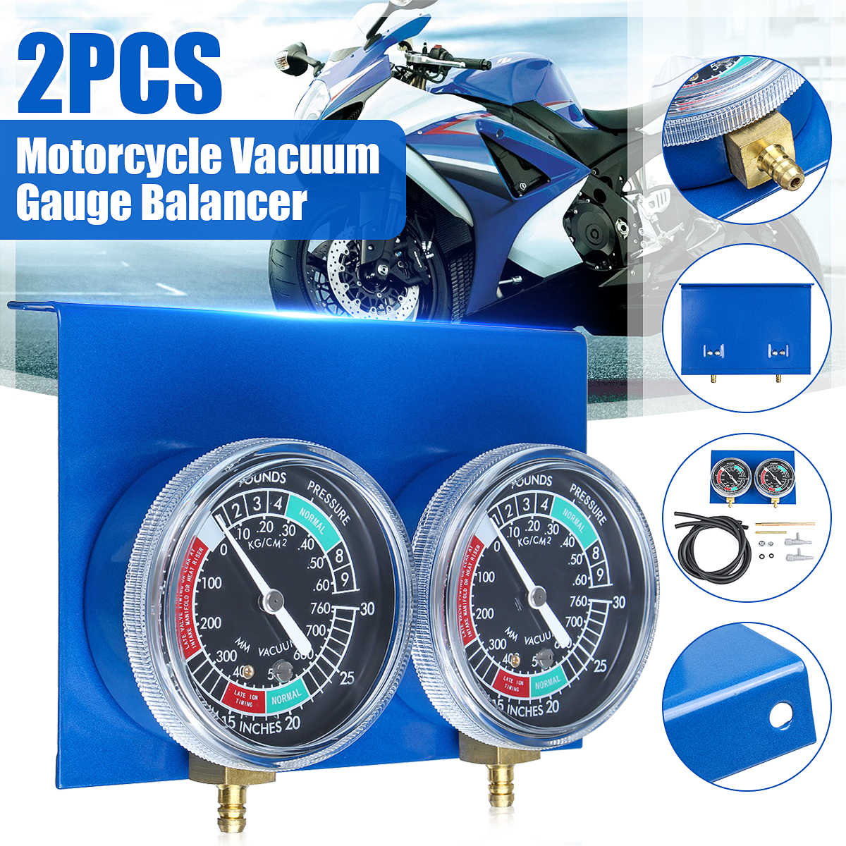 2pcs-Motorcycle-Carb-Carburetor-Fuel-Vacuum-Balancer-Cylinder-Gauge-Synchronizer-Diagnostic-Tool-1608558