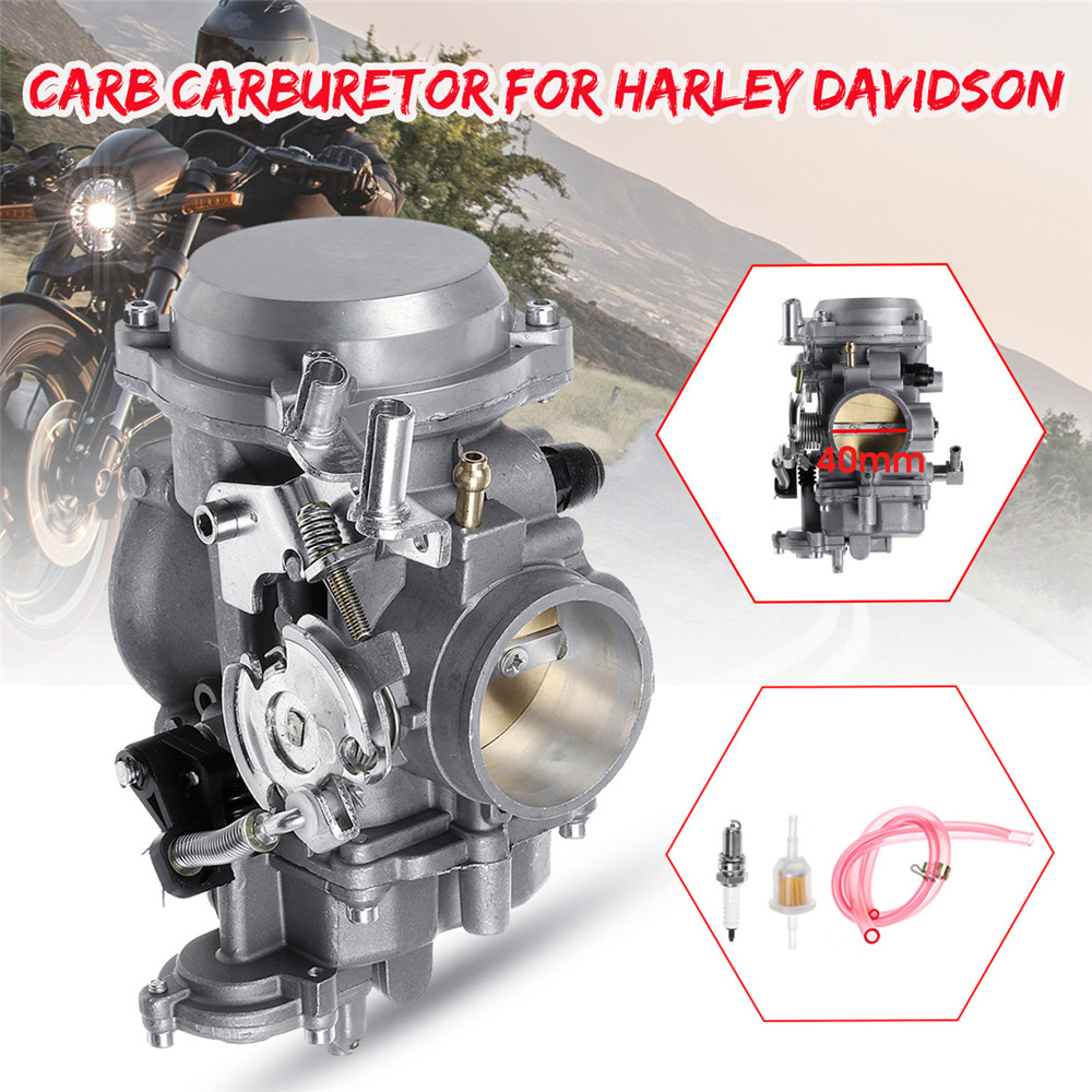 40mm-Motorcycle-Carb-Carburetor-For-Harley-Davidson-Softail-Dyna--FXR-Touring-Sportster-1440381