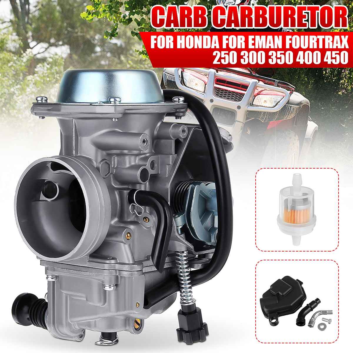 Carb-Carburetor-Fit-For-Honda-Foreman-FourTrax-250-300-350-400-450-Rancher-350-1735477