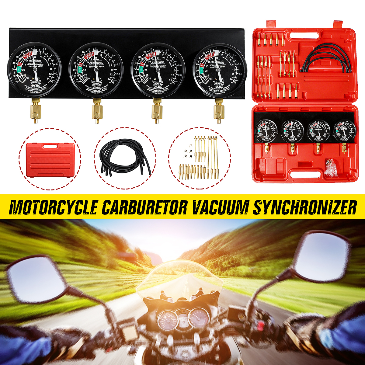Carb-Carburetor-Vacuum-Synchronizer-Gauges-Balancer-Tool-Kit-For-24-Cylinder-Motorcycle-1565673