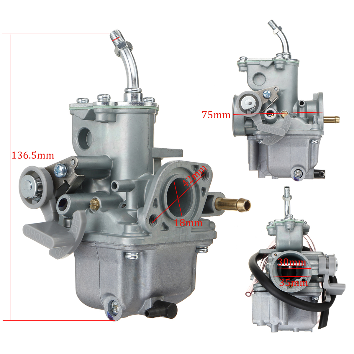 Carburetor--Throttle-Cable-Kits-Replace-For-Yamaha-Moto-4-YFM80-1985-1993-1741048