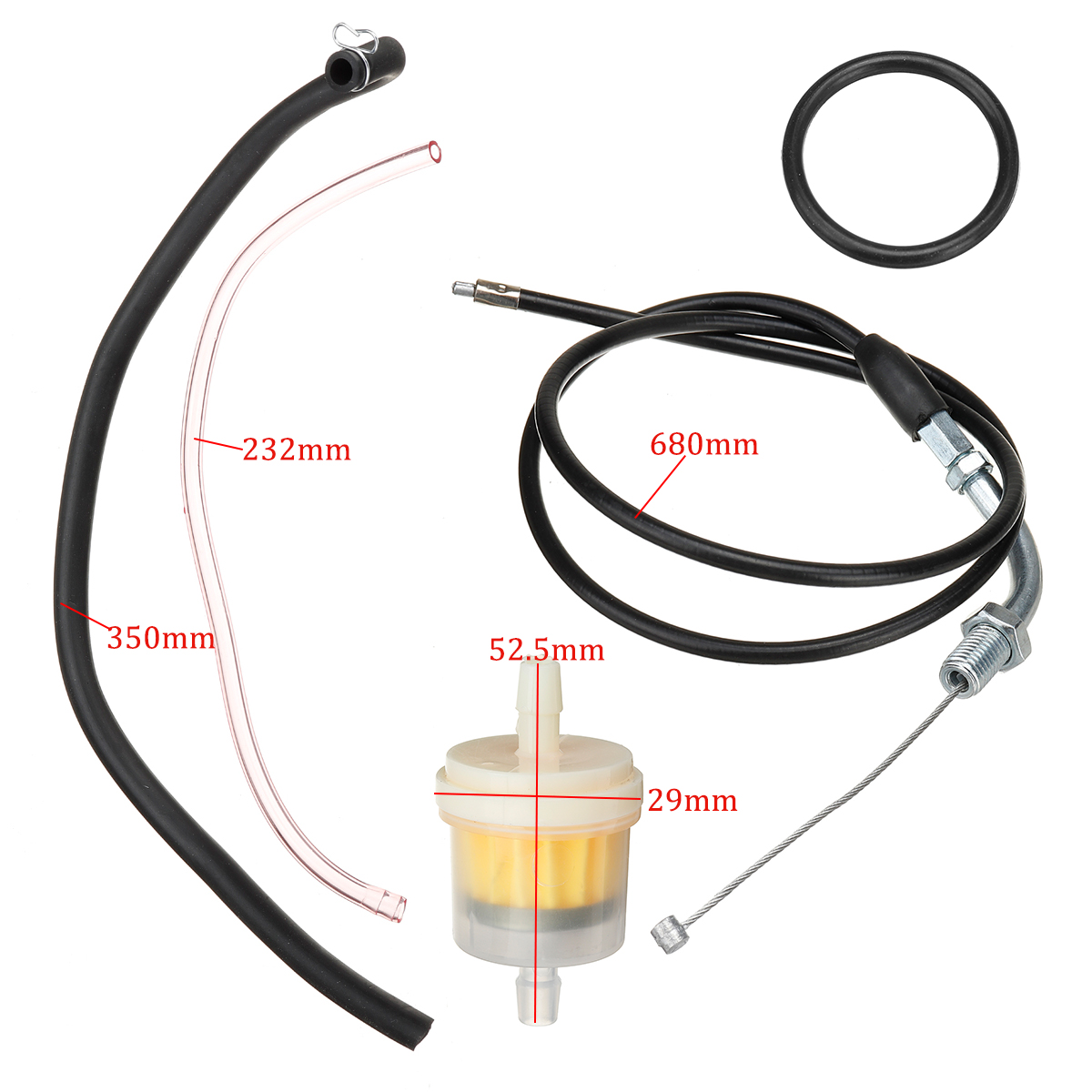 Carburetor--Throttle-Cable-Kits-Replace-For-Yamaha-Moto-4-YFM80-1985-1993-1741048