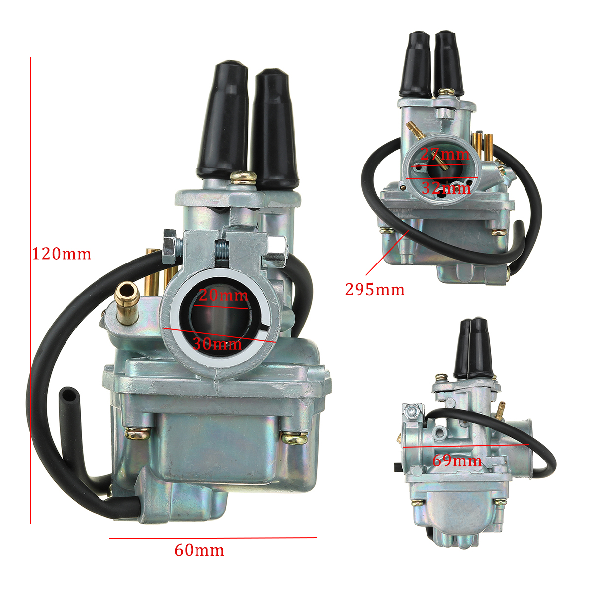 Carburetor-Air-Filter--Throttles-Cable-for-Yamaha-PW80-Dirt-Bike-Carb-1983-2006-1734736