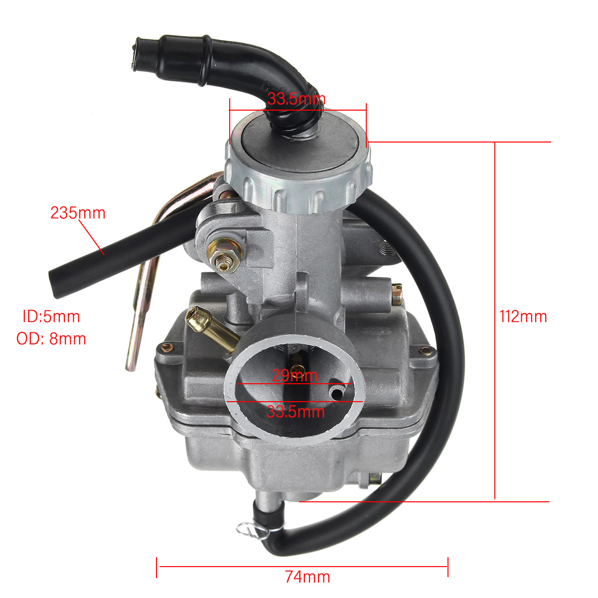 Carburetor-Carb-Carburateur-Con-Filter-Tubo-Kit-Per-Honda-XR80R-XR-80-R-1985-2003-1735846