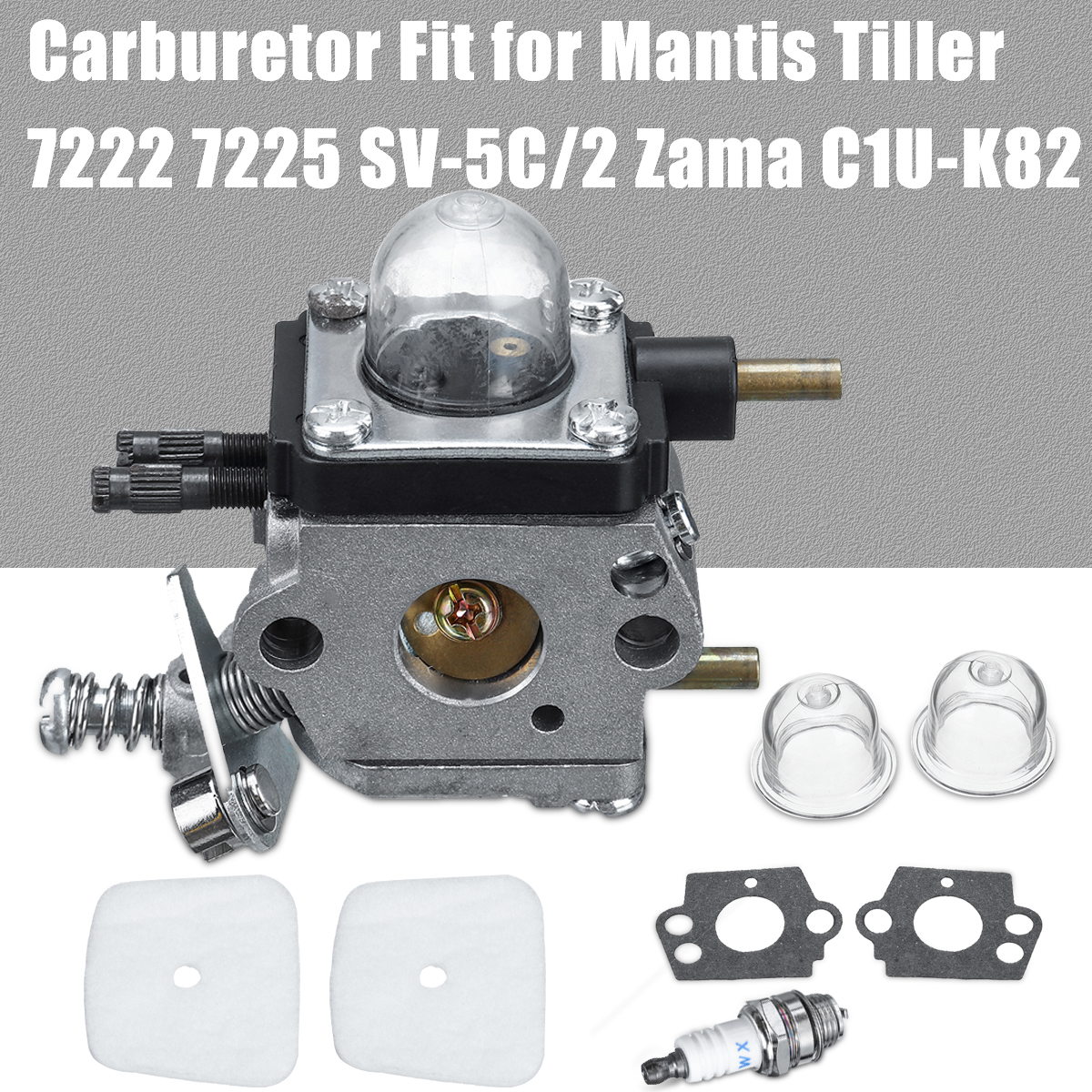 Carburetor-Carb-Engine-Kit-For-Zama-1U-K82-Mantis-Tiller-7222-7225-SV-5C2-C-1667916
