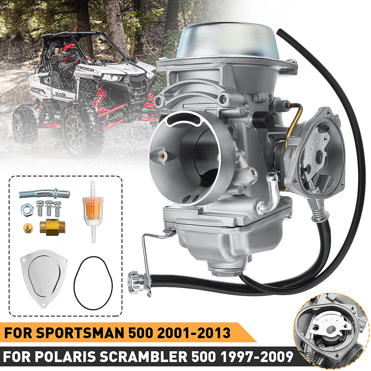 Carburetor-Carb-Fit-For-Polaris-Scrambler-500-1997-2009-Sportsman-500-2001-2013-1735852