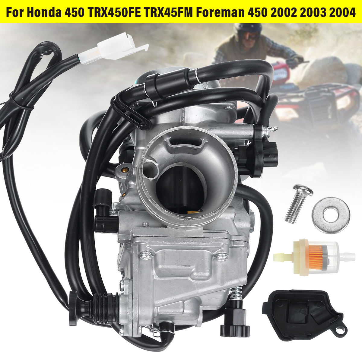 Carburetor-Carb-For-Honda-450-TRX450FE-TRX45FM-Foreman-450-2002-2003-2004-ATV-1819158