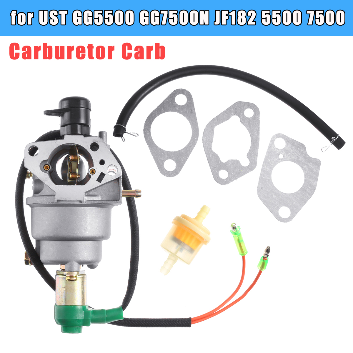 Carburetor-Carb-Set-For-UST-GG5500-GG7500N-JF182-5500-7500-Grass-Trimmer-Part-1600788