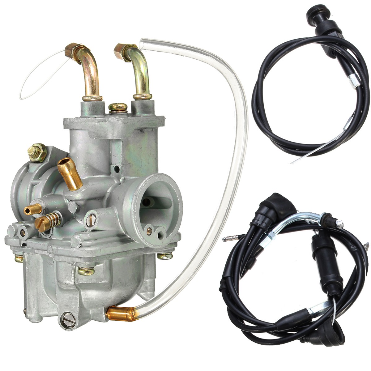 Carburetor-Carb-Throttle-Gas-Choke-Cable-Set-For-Yamaha-PW50-1981-2009-1093997
