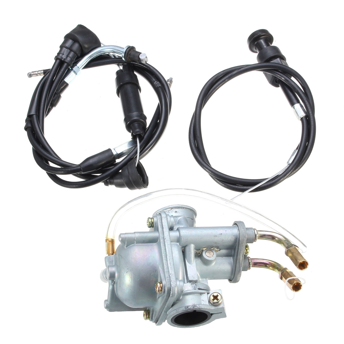 Carburetor-Carb-Throttle-Gas-Choke-Cable-Set-For-Yamaha-PW50-1981-2009-1093997