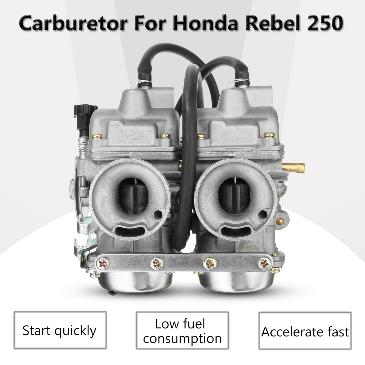 Carburetor-Dual-Carb-Assy-Fuel-Filter-For-Honda-Rebel-CA-CMX-250-C-CMX250-CA250-1245335