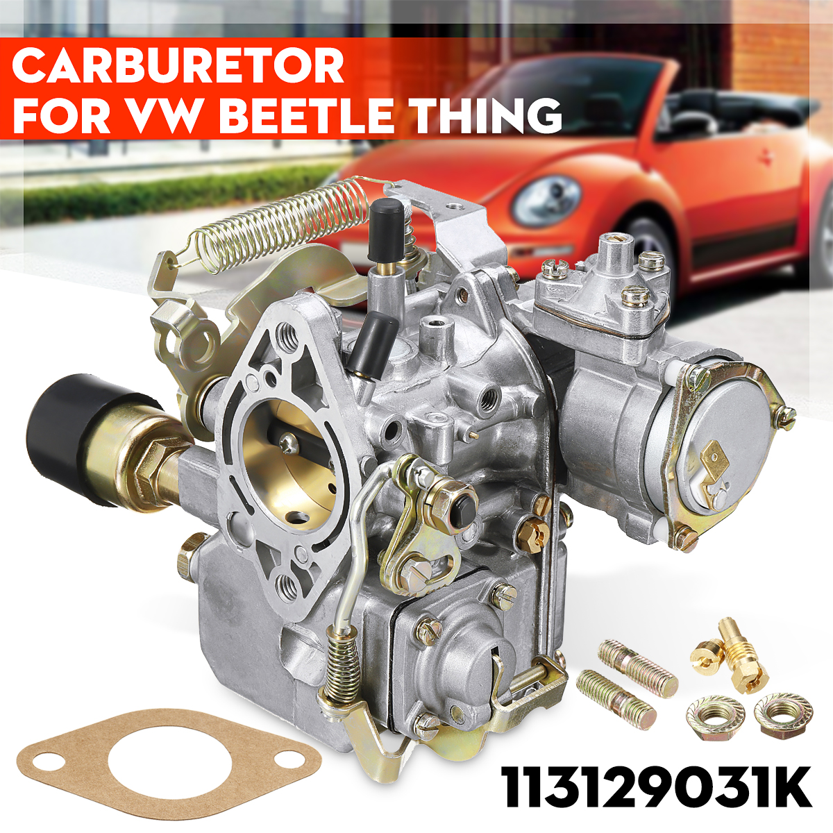 Carburetor-For-VW-Beetle-34-PICT-3-Engines-Electric-Choke-1600CC-113129031K-1561577