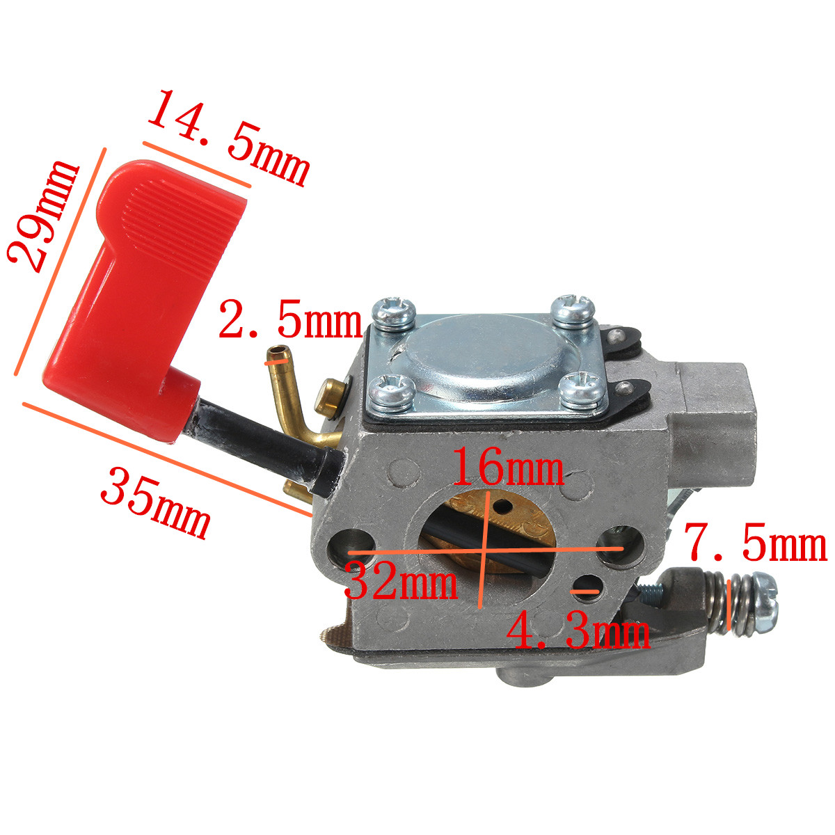 Carburetor-Repair-Kit-For-Craftsman-Poulan-32cc-Gas-Trimmer-Pruner-Walbro-WT-628-1223780