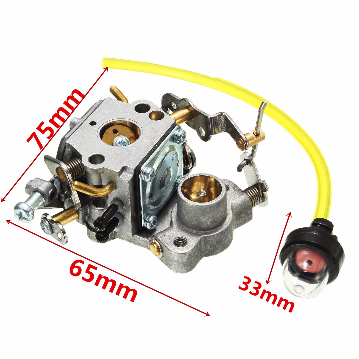 Carburetor-Replacement-With-Primer-Bulb-For-Poulan-Craftsman-Zama-C1M-W26C-53003-1141975