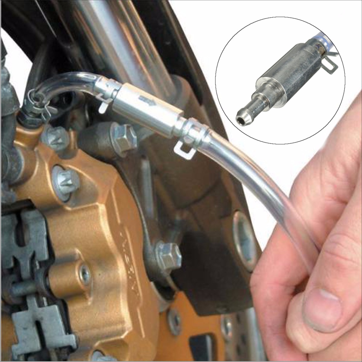 Motorcycle-Brake-Bleeder-Clutch--Brake-Bleed-Tool-Kit-One-Way-Valve-Tube-1057780