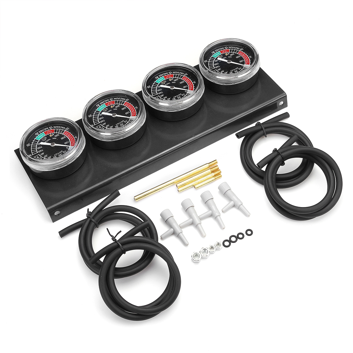 Motorcycle-Carb-Carburettor-Fuel-Vacuum-Gauge-Balancer-Tool-Set-For-2--4-Cylinder-1671289