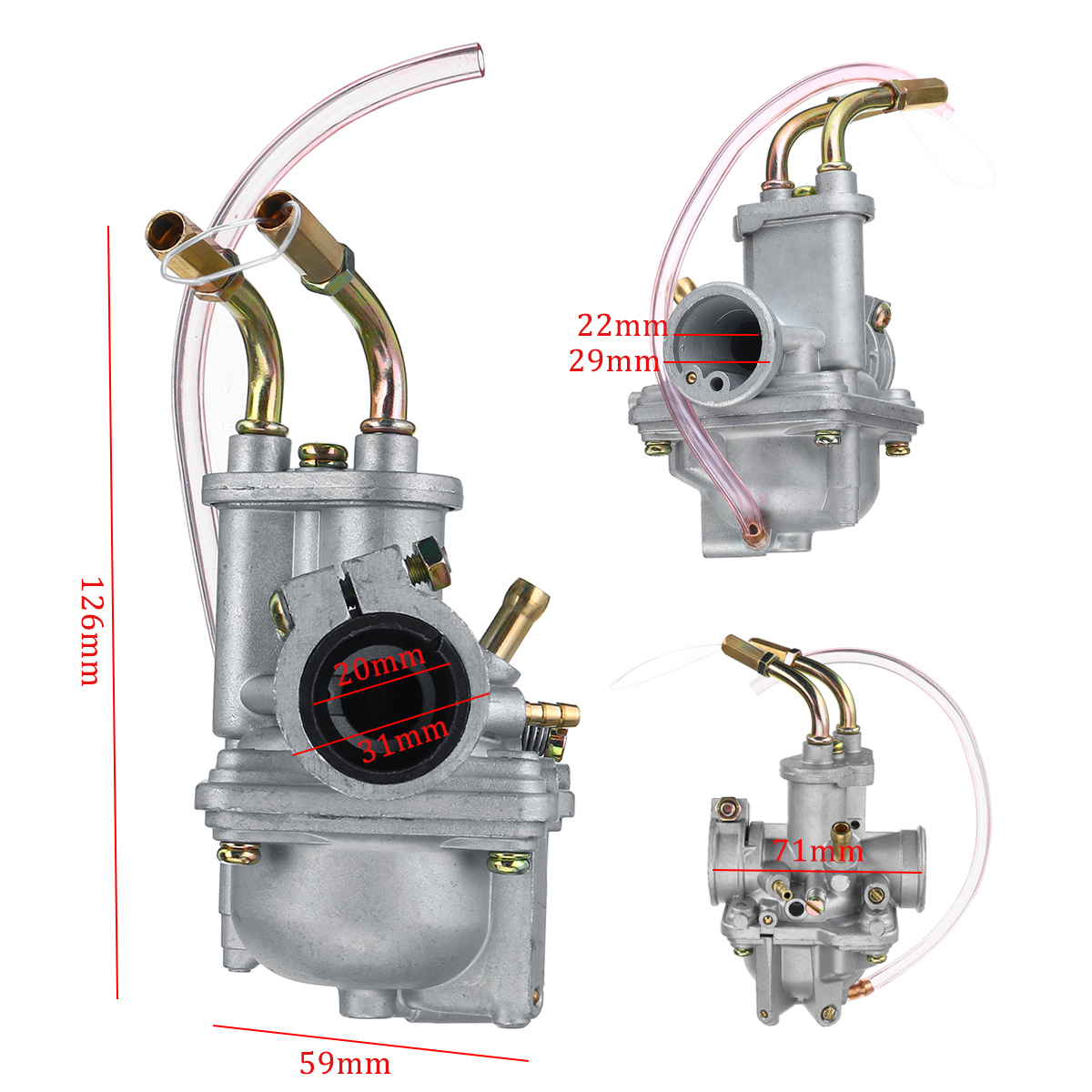 Motorcycle-Carburatore-Carb-For-Yamaha-Pw50-Pw-50-Y-Zinger-1981-2020-1733049