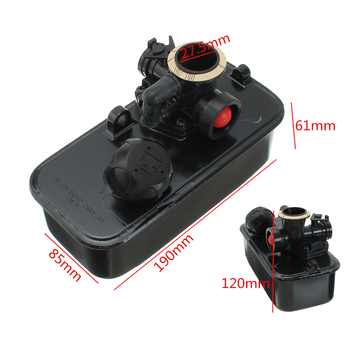 Mower-Carburetor-Fuel-Tank-For-Briggs-and-Stratt-494406-498809-498809A-9B900-1147867