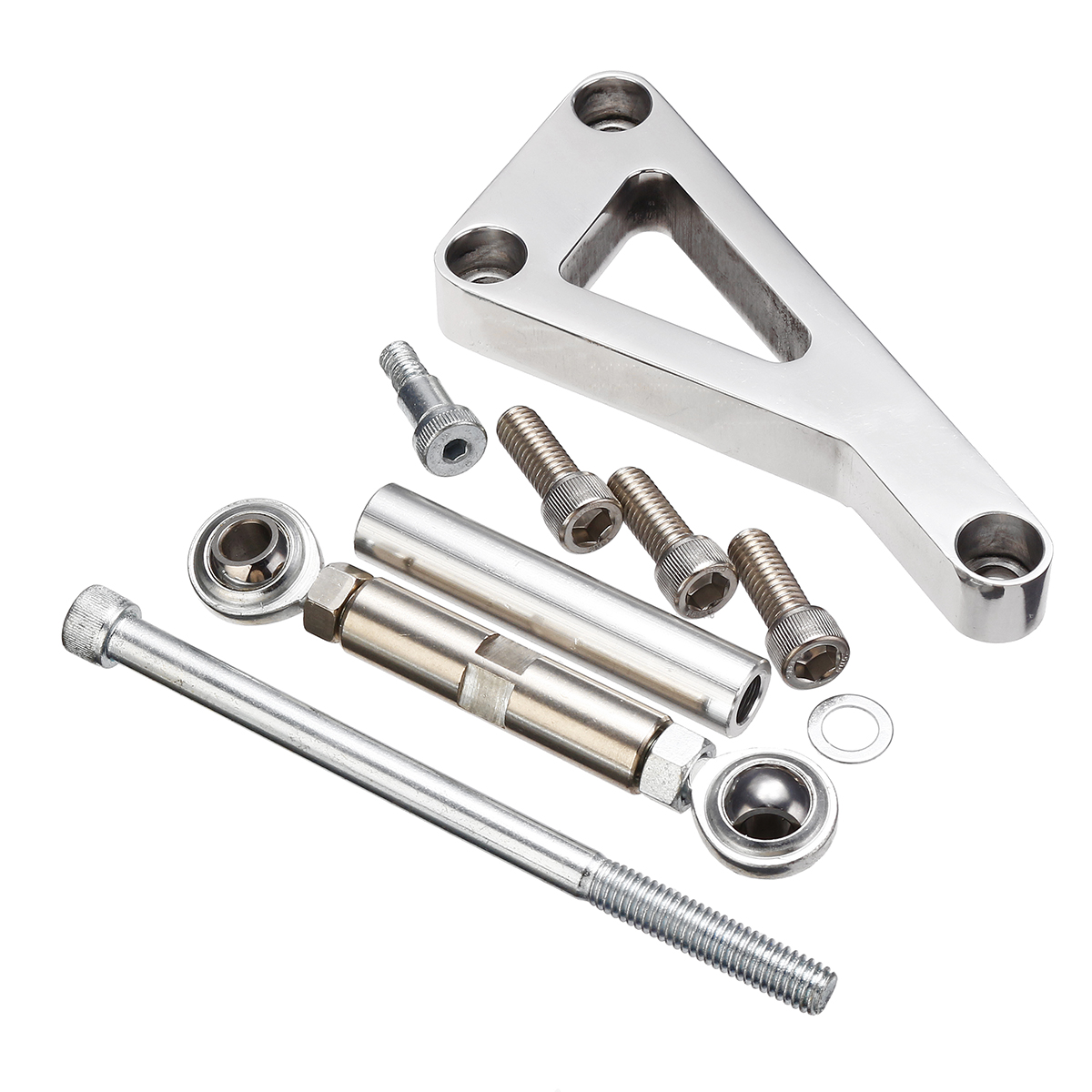 Polished-Long-Engine-Water-Pump-Alternator-Bracket-Kit-For-Chevy-SBC-350-PCE2321002-1650177