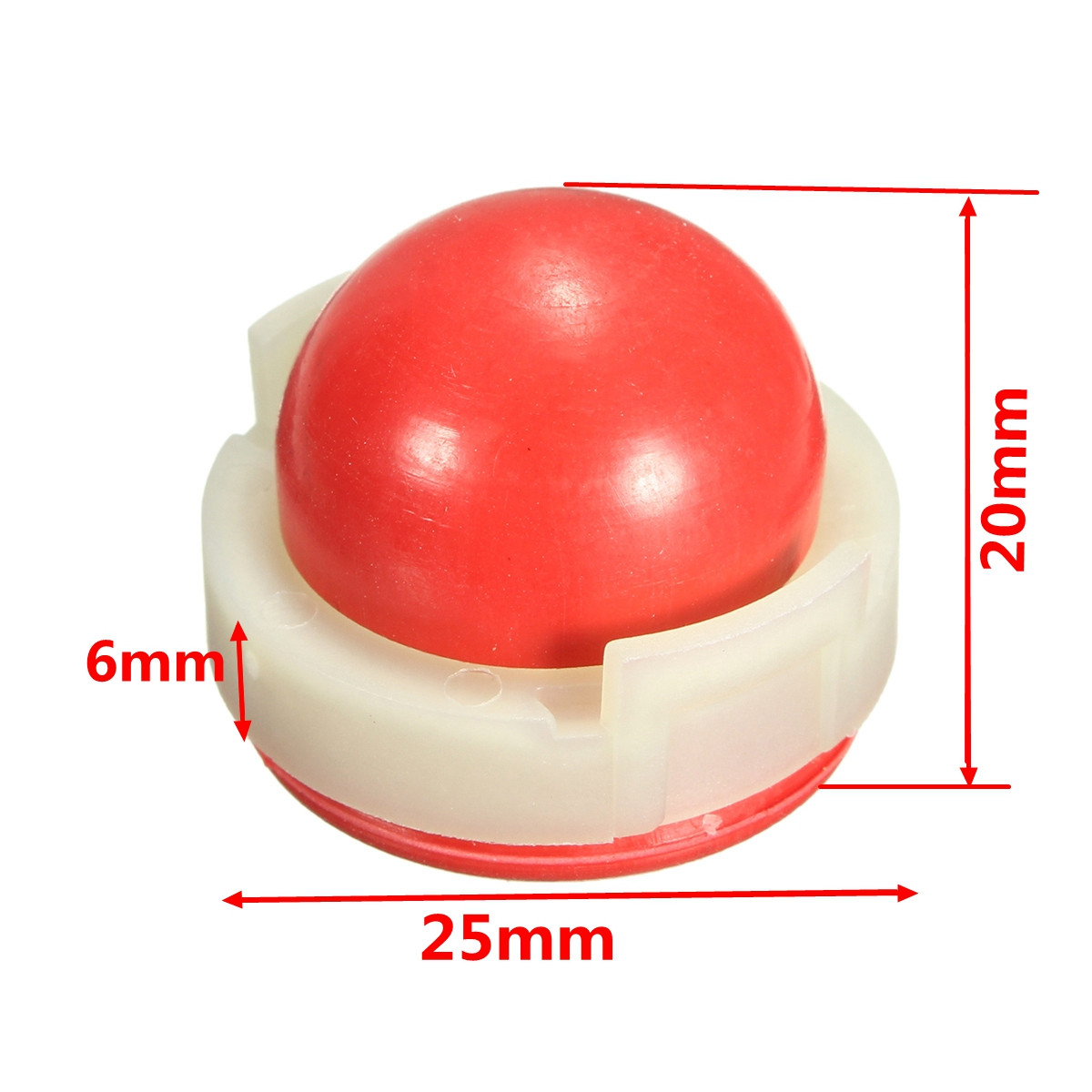 Red-Carburetor-Oil-Bulb-Cup-For-Briggs-And-Stratton-694394-494408-1076143