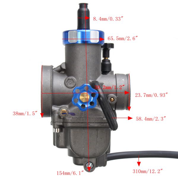 Universal-28mm11in-125-250cc-Carburetor-Dirt-Bike-Motorcycle-GY6-Scooter-UTV-ATV-For-Yamaha-JOG50-1126166