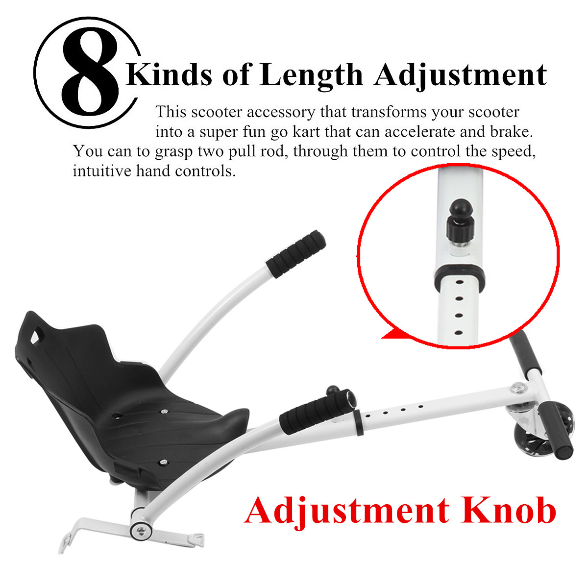 White-Kart-Seat-Holder-Stand-Bracket-For-65inch-8inch-10inch-Go-Kart-Balance-Scooter-1426600