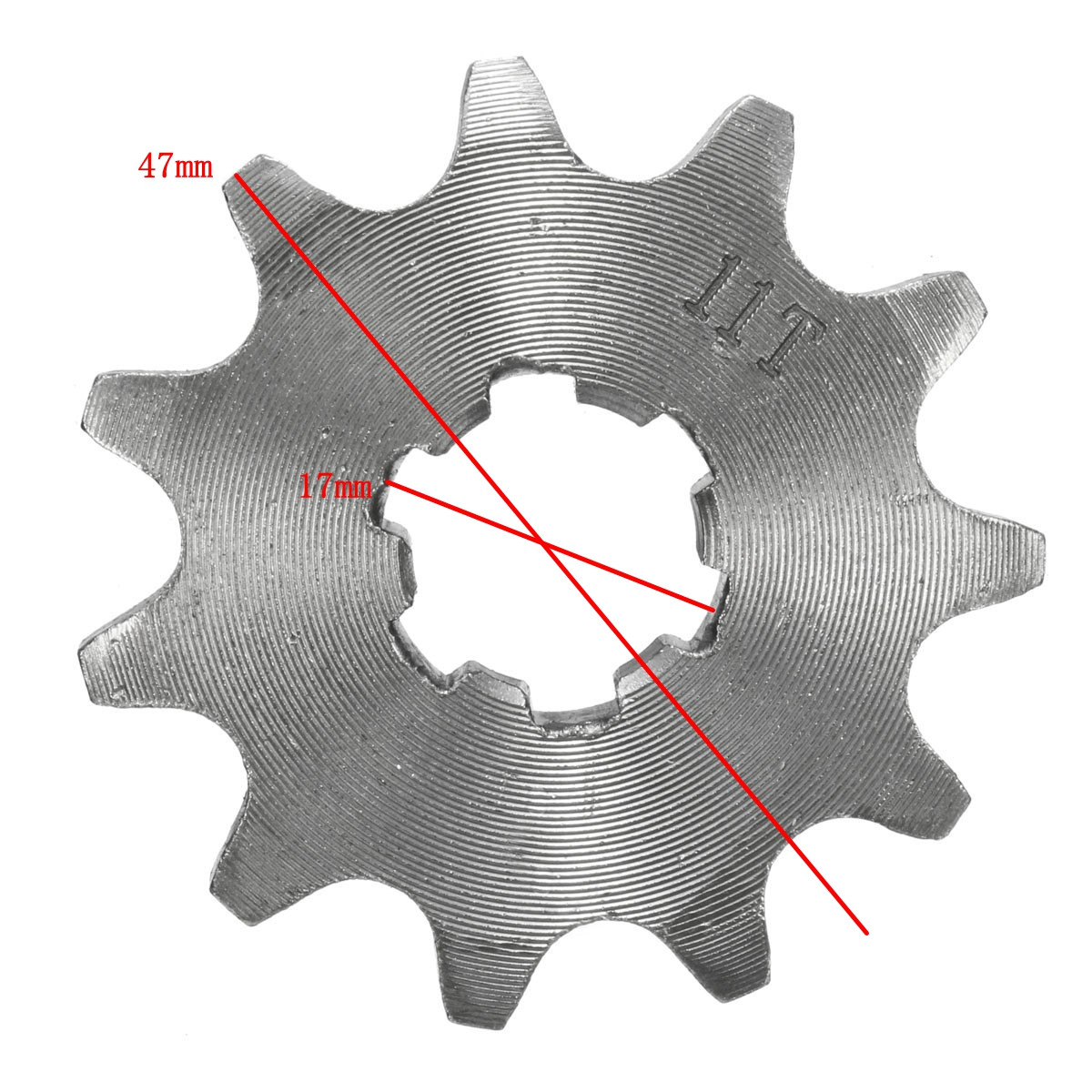 420-10111213141516171819-Tooth-Front-Counter-Sprocket-17mm-Shaft-For-70cc-110cc-125cc-Motorcycle-Pit-1079622