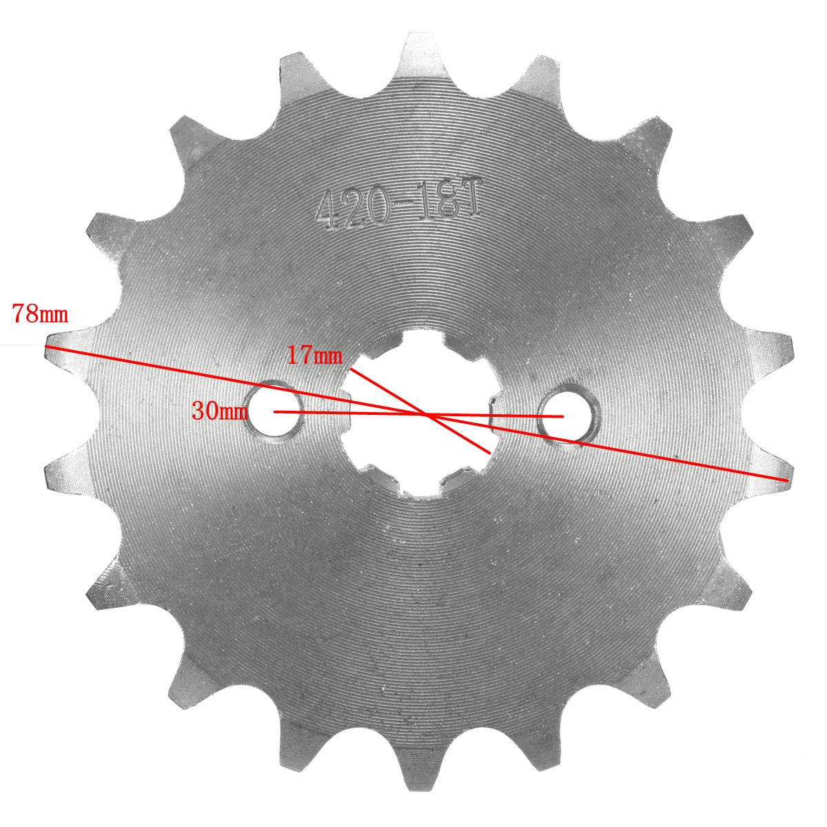 420-10111213141516171819-Tooth-Front-Counter-Sprocket-17mm-Shaft-For-70cc-110cc-125cc-Motorcycle-Pit-1079622