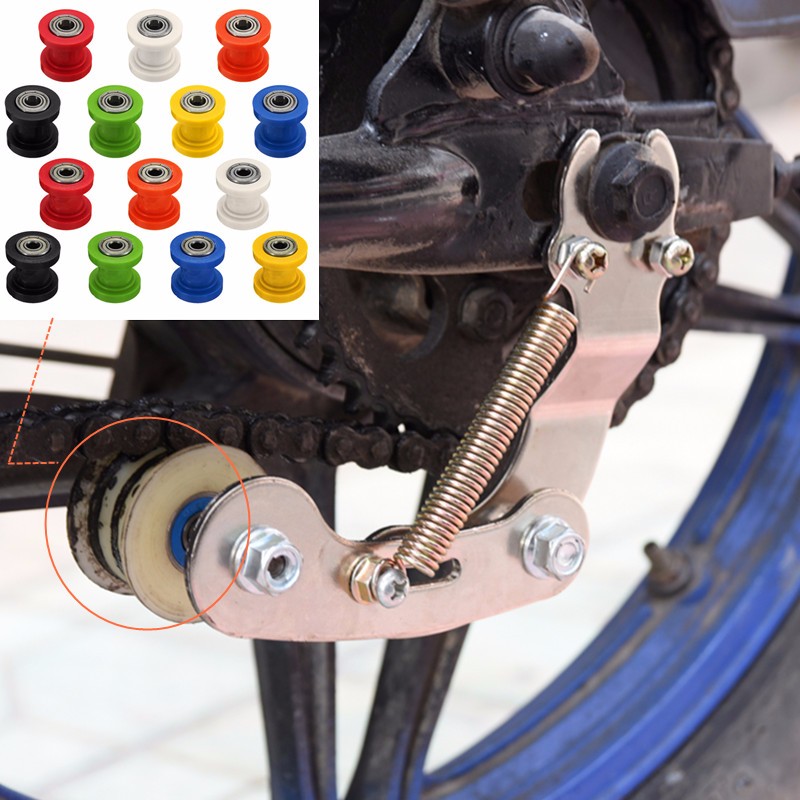 8mm10mm-Pulley-Tensioner-Chain-Roller-For-Chinese-Pit-Trail-Dirt-Bike-XR-CRF-50-70-1057832