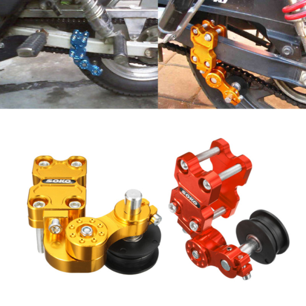 Motorcycle-Chain-Tensioner-Dirt-Bike-Bicycle-Single-Speed-Converter-Aluminium-1175981