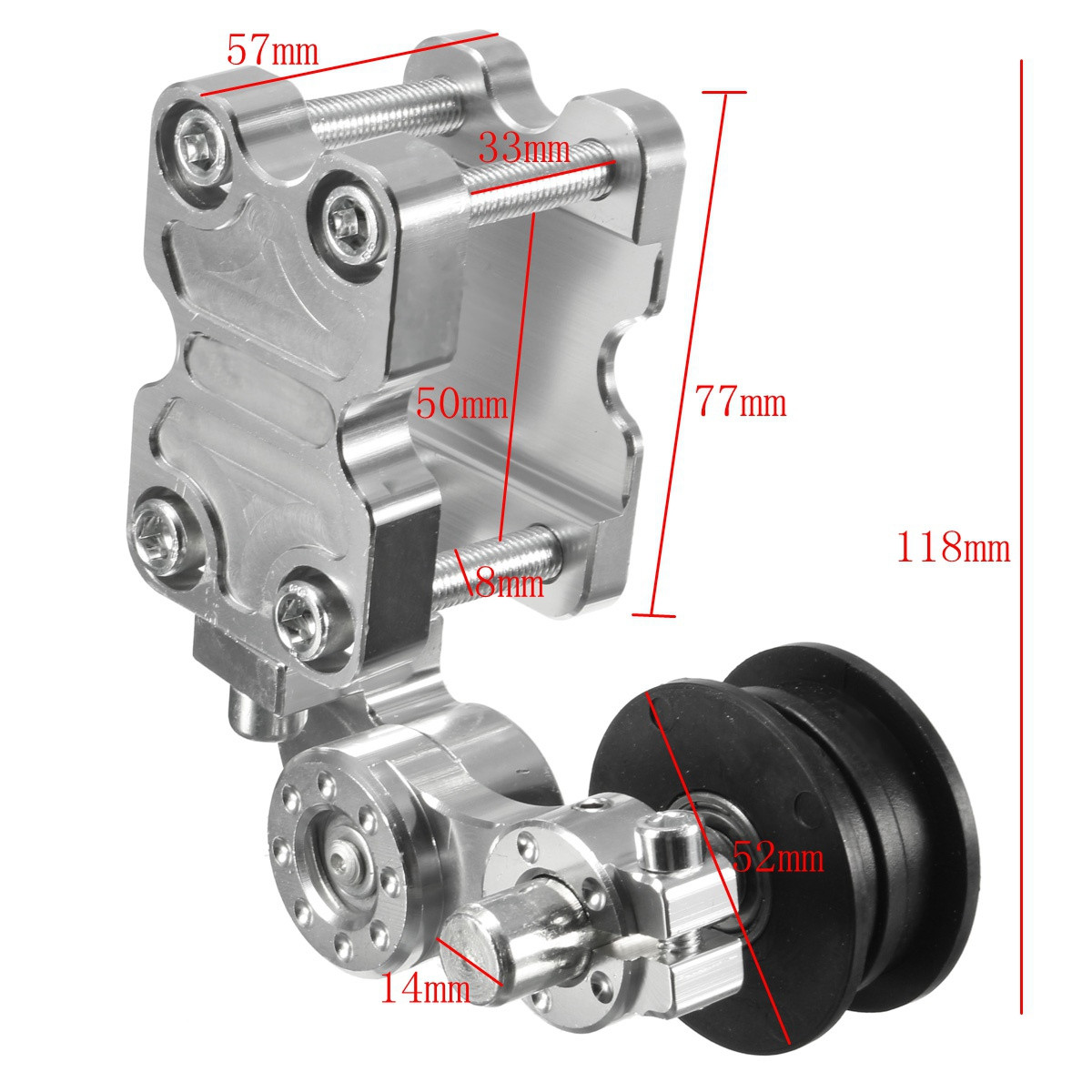 Motorcycle-Chain-Tensioner-Tool-Roller-Aluminum-Adjuster-Universal-1077598