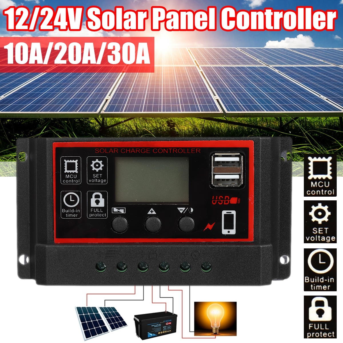 10A20A30A-12V24V-Solar-Panel-Chager-Controller-Photovoltaik-Solarmodul-LCD-Display-Dual-USB-1779938