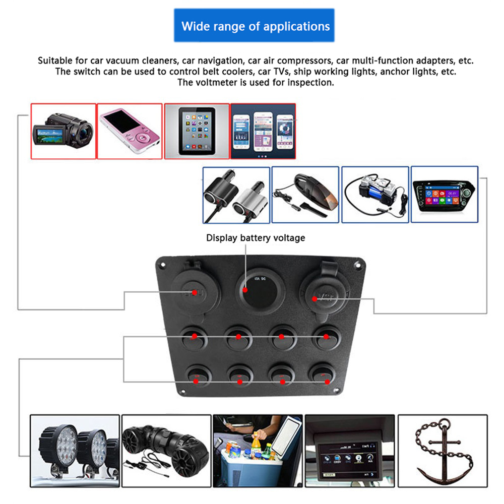 12-24V-Car-Push-Button-Switch-Interior-Accessories-Dual-USB-Charger-8-Gang-Circuit-Breaker-Toggle-Sw-1814511