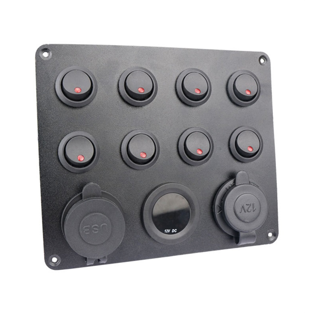 12-24V-Car-Push-Button-Switch-Interior-Accessories-Dual-USB-Charger-8-Gang-Circuit-Breaker-Toggle-Sw-1814511