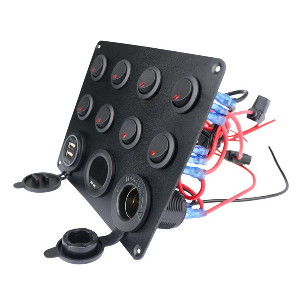 12-24V-Car-Push-Button-Switch-Interior-Accessories-Dual-USB-Charger-8-Gang-Circuit-Breaker-Toggle-Sw-1814511