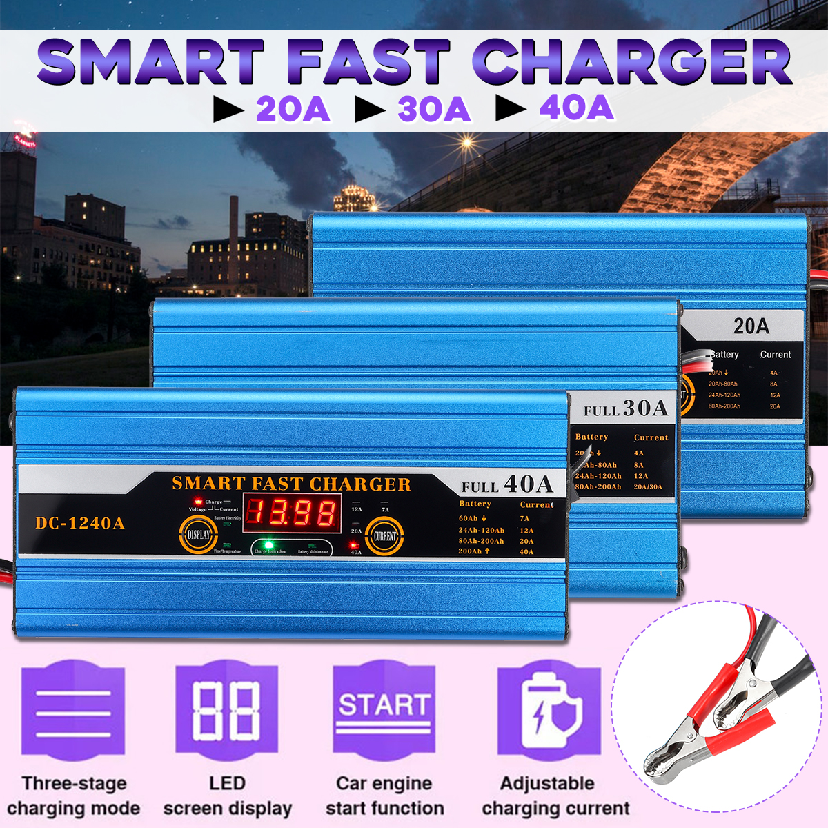 12V-20A30A40A-Battery-Lead-acid-20Ah-To-200Ah-Smart-Charger-Multifunction-For-Car-Motorcycle-LCD-Dis-1466157
