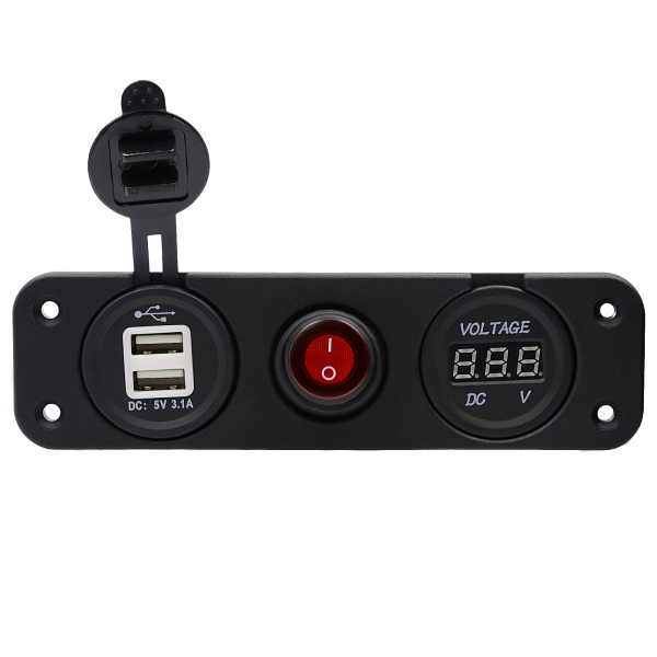 12V-24V-31A-22W-Dual-USB-Charger-Volt-Meter-Waterproof-LED-Switch-Panel-for-Marine-Car-Boat-Motorcyc-1171689