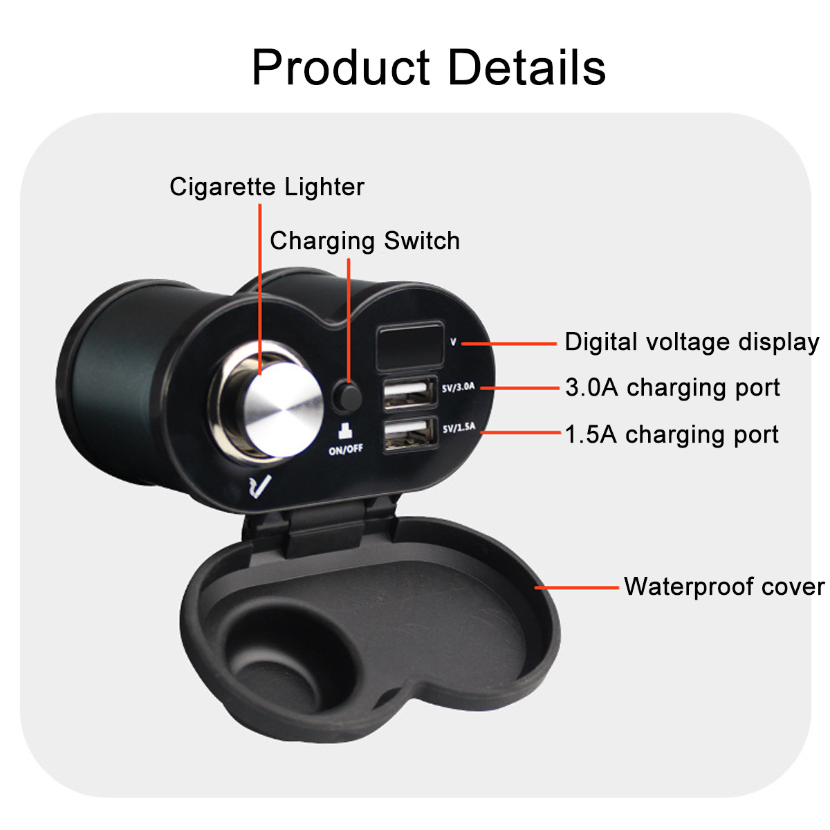 12V-24V-45A-Dual-USB-Fast-Charger-Power-Socket-Motorcycle-Aluminium-Waterproof-1527591