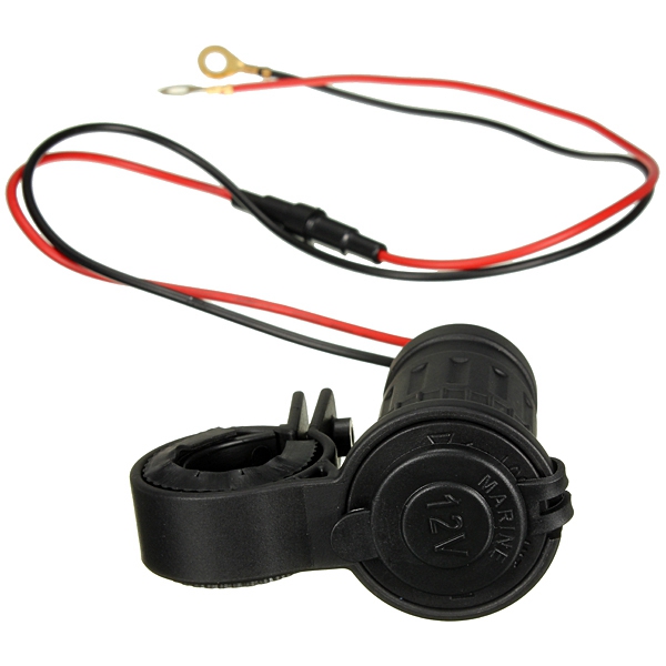 12V-24V-Motorcycle-Socket-Plug-Adapter-Handlebar-Mount-For-22mm-30mm-Handlebar-960786