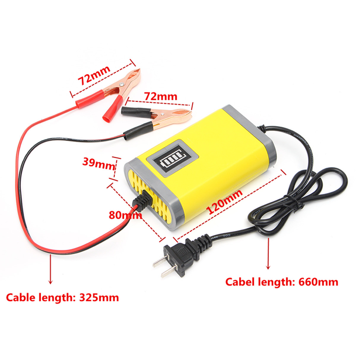 12V-2A-Car-Motorcycle-Smart-Automatic-Battery-Charger-Yellow-Color-1184908