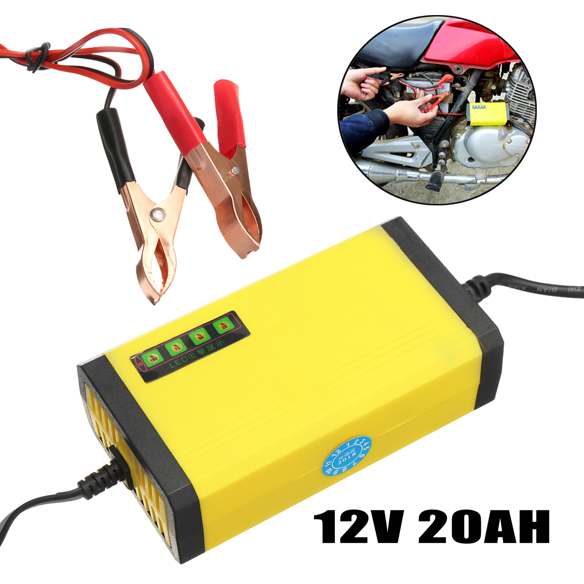 12V-2AH-20AH-Smart-Automatic-ABS-Battery-Charger-USEU-Plug-For-Car-Motorcycle-1286883