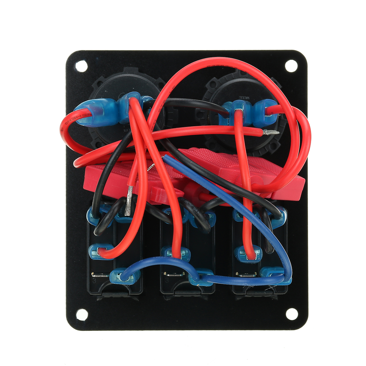 12V-3-Gang-Dual-USB-ON-OFF-Toggle-Switch-Panel-Socket-LED-Car-Marine-Boat-Rocker-1814504